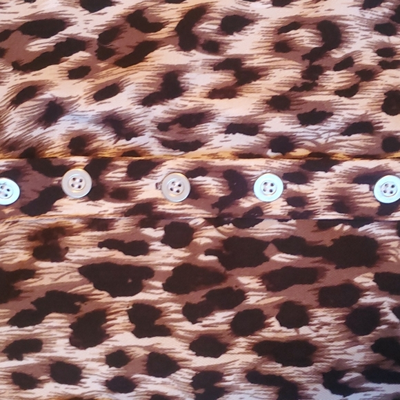 Croft & Barrow leopard print blouse. Size 2X - Picture 8 of 13